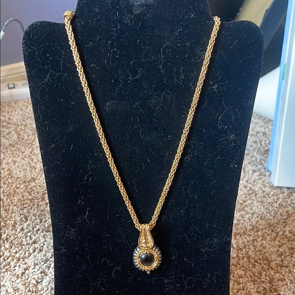 Premier Designs Gold Necklace Elegant Statement
